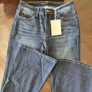 Kancan Dark Wash Flare Jeans